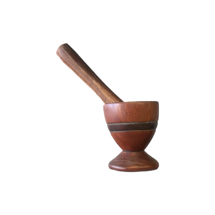 MINI WOODEN MORTAR AND PESTLE