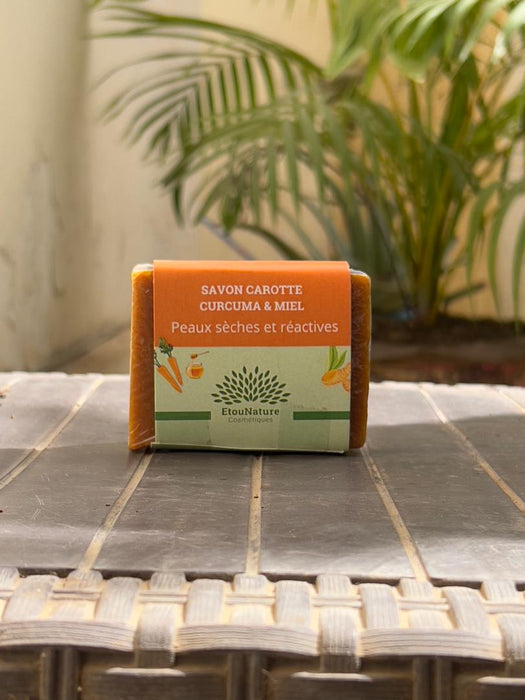 Carrot Turmeric and Honey Soap